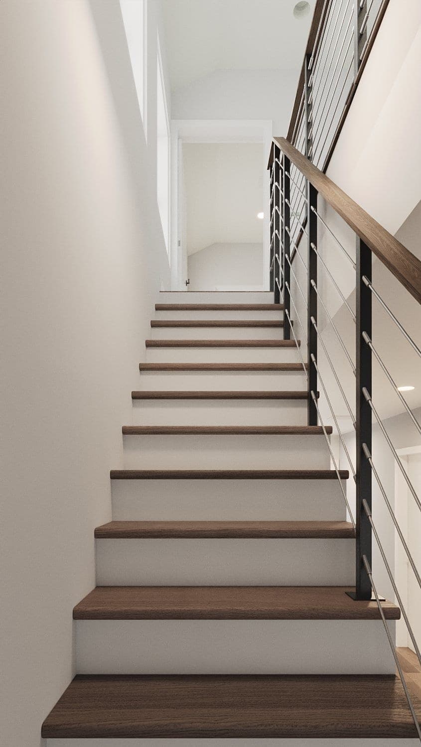 Beachside Residence — stair section