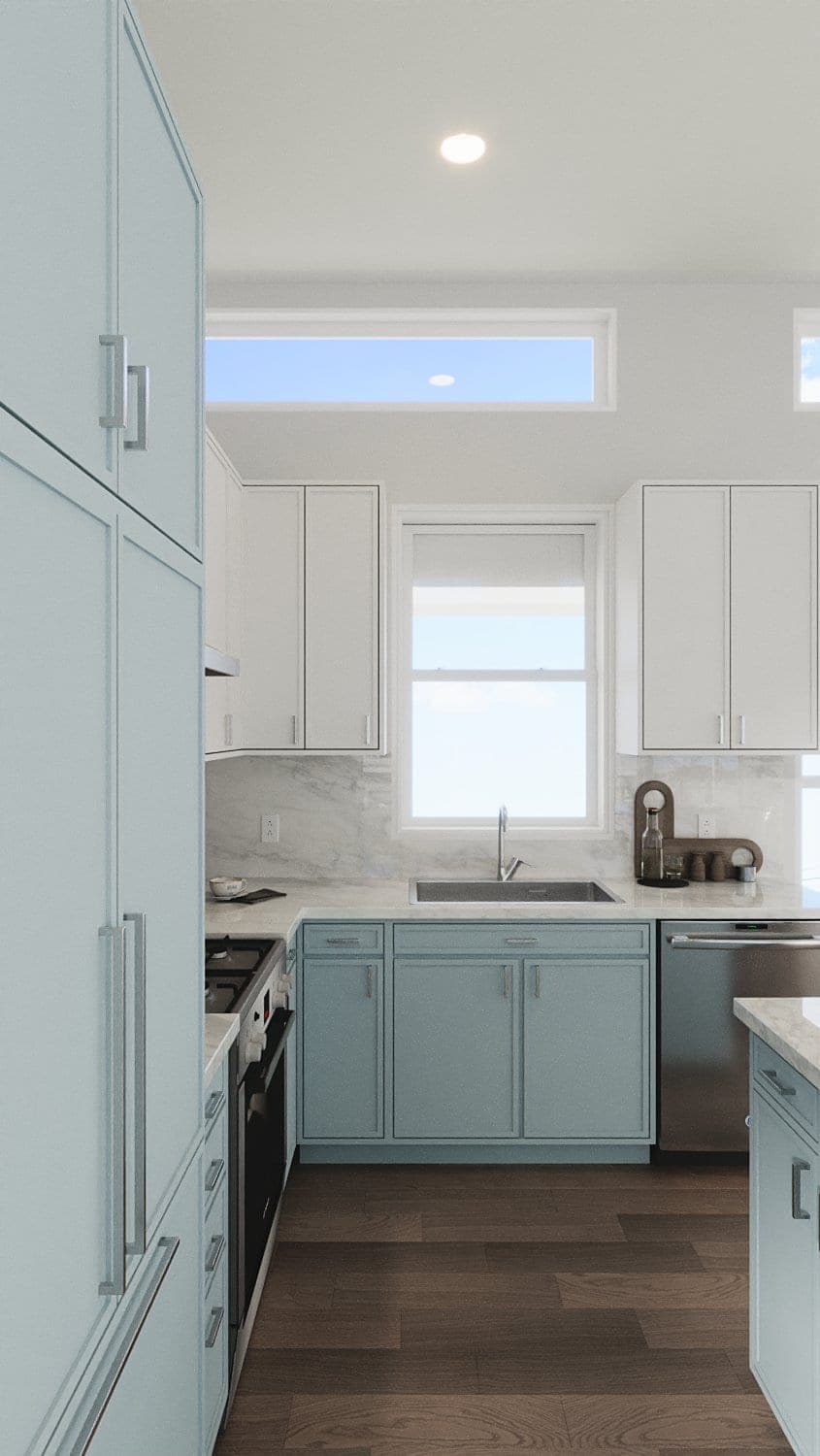 Beachside Residence — kitchen living